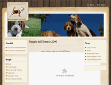 Tablet Screenshot of beagleetruria.com